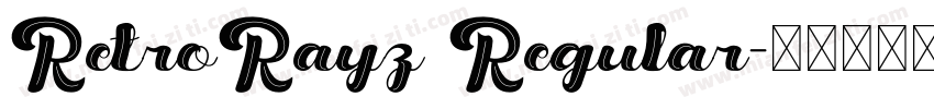 RetroRayz Regular字体转换